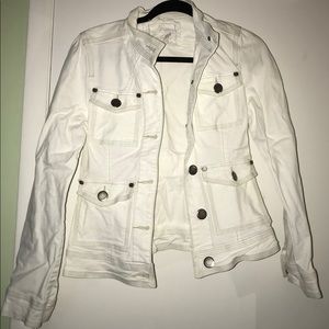 White denim jacket